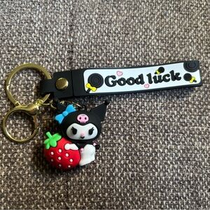 Kuromi Good Luck Keychain Sanrio